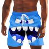 Summer Men's 3D Printed Beach Pants Fashion Versatile Trend Casual Breathable