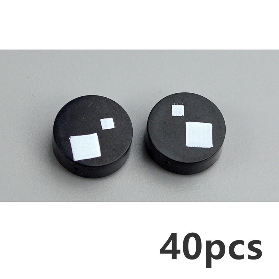 

40Pcs Round Brick Eye 98138 1x1 Printed Tile Eyelash Pupile Pattern Creation Smooth Building Blocks Model Accessory MOC Toys