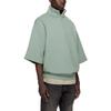 Fear of God Essentials Quarter-Zip 3/4 Sleeve Shirt Men Tops Mist-Blue 192BT224311F