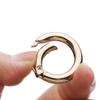 gold silver Zinc Alloy Hooks Round Push Trigger Spring O-Ring Buckles Carabiner Purses Handbags Snap Clasp Clip Bag Belt Buckle