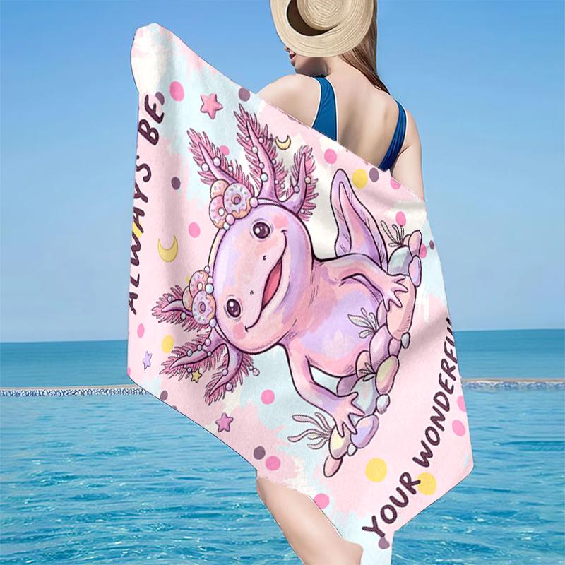 Rainbow Unicorn Fantasy Beach Towel, Super Soft Microfiber, Gift for Her/Him, Birthday, for Pool, Beach, Travel, Home Decor Fan Gifts