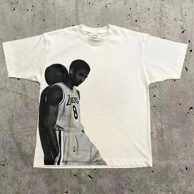 American Professional Basketball Star Sports Tee Shirt Homm Men Women Clothing Short Sleeve Round Neck Printing Pullover T-shirt