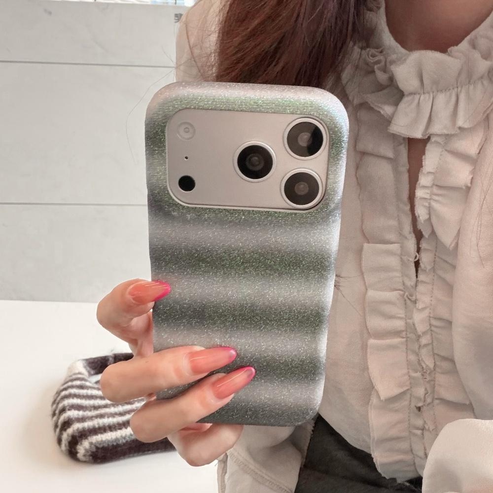 

Fashion Jewelled Solid Color Leather Texture Phone Case For iPhone 17 Pro Max 17 16 15 14 13 Pro Soft Shockproof Funda Cover Leather&iPhone 13