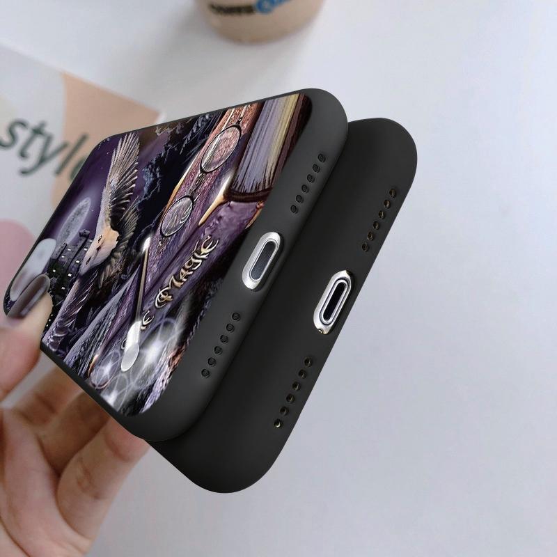 Custodia Magica Cartoon per iPhone Samsung A55 S24 FE S25 M35 A16 Xiaomi Redmi Note 13Pro 14C Huawei Honor Realme Antiurto Antigraffio Opaca