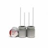 High-Frequency Lightning Surge Resistant 400V 2.2uF Aluminum Electrolytic Capacitor - Brown, PET Material, 8x12mm.