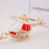 CoolXi Men's Metal Airplane Helicopter Pendant Keychain - Ideal Small Gift