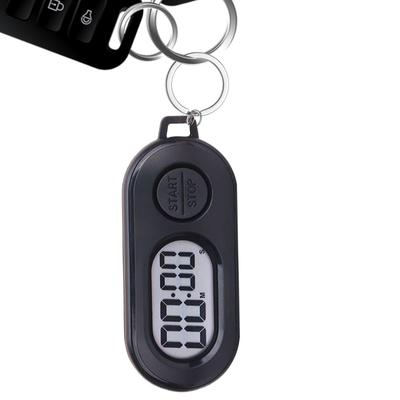 2025 NEW Stop Timer Keychain Sports Small Stop Timer Keychain Portable LCD Screen Digital Clock Lightweight Countdown Pendants