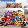 Set Biancheria da Letto Festa Five Nights 3 Pezzi, Include 1 Copripiumino e 2 Federe Perfetto per Camera da Letto, Dormitorio, Regalo di Natale per Fan