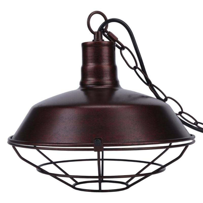 Vintage Metal Pendant Lamp Shade Soft Ambients Lighting Metal Texture Suitable for Kitchen Dining Room Decoration