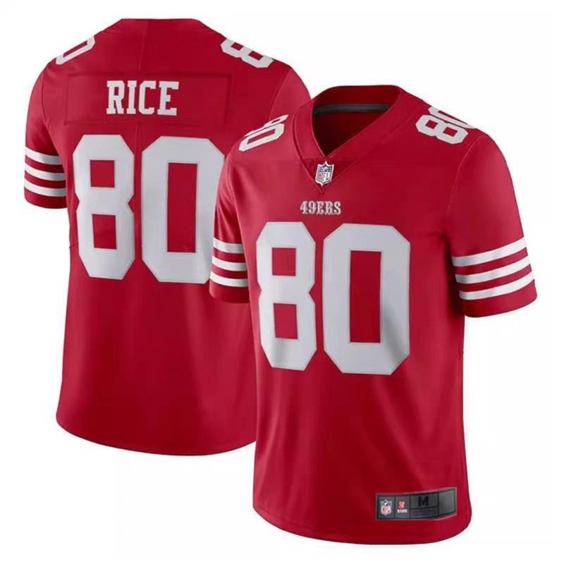 2026 NFL Short Sleeve Jersey San Francisco 49ers Embroidered Football