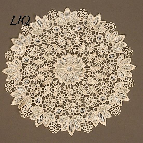 Dessus de table en tissu lavable pour la maison, Sets de table ronds en dentelle florale, Sous-verres brodés, Sets de table, Sets isolants thermiques, Décoration Rétro, Théière, Vase, Salle à manger