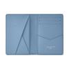 Louis Vuitton Pocket Organizer Logo Flap Closure Monogram Coated Canvas Taiga Leather Wallet Men Wallet Sky-Blue M14112