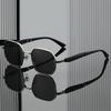 2026 Men Metal Polygonal Irregular Sunglasses, UV400 Classic Driving Shades, Sunscreen Eyewear for Outdoor Selfie