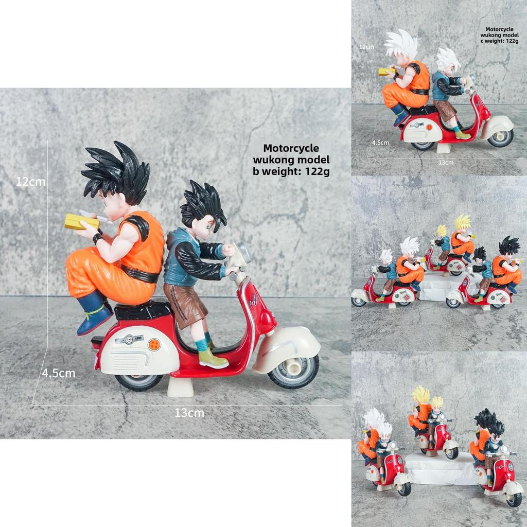 Dragon Ball Son Goku And Gohan Pvc Model Set With Collectible Design For Anime Enthusiasts