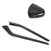 2Pcs Console Gear   Side Trim Strip Cover Carbon   Decor Fit for     2018‑2021