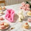 Silicone Bear Cake Molds For Baking Chocolate Candy Jellies With Cute Kicking Leg Design Easy To Releases For Home Kitchens
