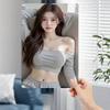 Vintage Metall Wandkunst Schild, Metall Poster - Elegantes Frauen Gesicht & Minimalistische Koreanischer Stil Frau Kunst - Robust