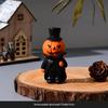 Cross-border Halloween Pumpkin Festival Decor: Ghost & Witch Resin Figurines