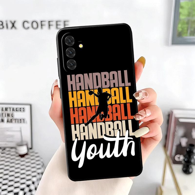 Handball Sport Soft Phone Case for Samsung A17 A37 A57 A16 A26 A36 A56 A15 A25 A35 A55 A14 A24 A34 A54 A13 A23 A33 A53 A52 A12