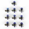 Metal Nuts 5 x 15mm Fastener Clip Screw Motorcycle Shell Screw Motorcycle Fairing Bolt Spring Nuts