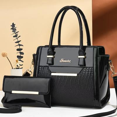 Borsa tote monospalla di alta qualità Borsa da donna vintage portatile da donna di grande capacità di mezza età