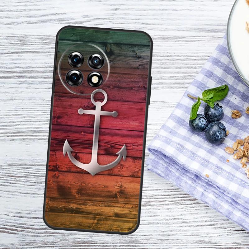 Anchor Boat Case For OnePlus Nord 5 CE 3 4 Lite N20 N30 OnePlus 15 15R 13 13T 10T 10 11 12 12R 13R Cover