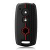 For Suzuki Grand Vitara SX4 S-Cross XL-7 Kuyucha Sch4 Swift 2007-2010 Silicone Car Remote Key Case Cover Shell Keyless Holder
