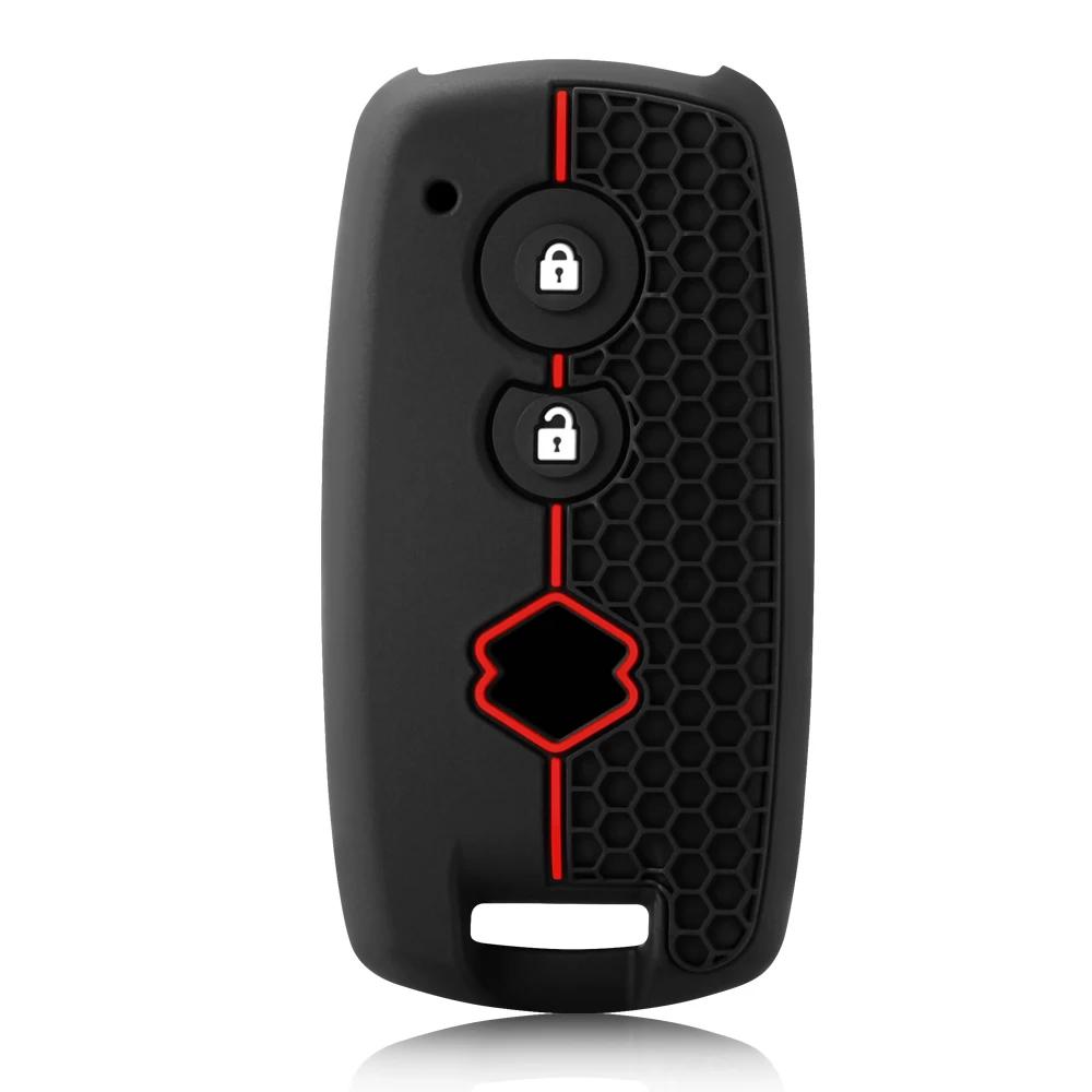 For Suzuki Grand Vitara SX4 S-Cross XL-7 Kuyucha Sch4 Swift 2007-2010 Silicone Car Remote Key Case Cover Shell Keyless Holder