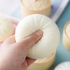 Simulation Steamed Bun Squishy Toy Slow Rebound Soft Pinch Stress Relief Decompression Toy For Home Office Desktop Decor Gifts