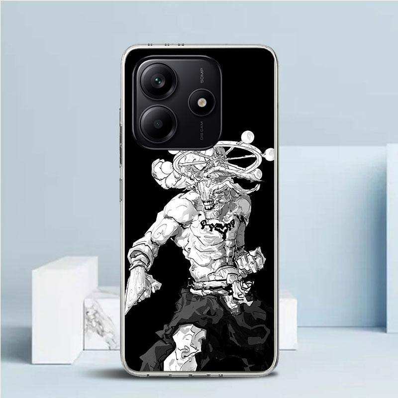 

Чехол для телефона Kaisen J-Jujutsu Sukuna Mahoraga для Xiaomi Redmi Note 15 14 14S 13 12S 12 Pro Plus 11S 11 11T 11E 10S 10 + Мягкий ТПУ Note 15 Pro Plus