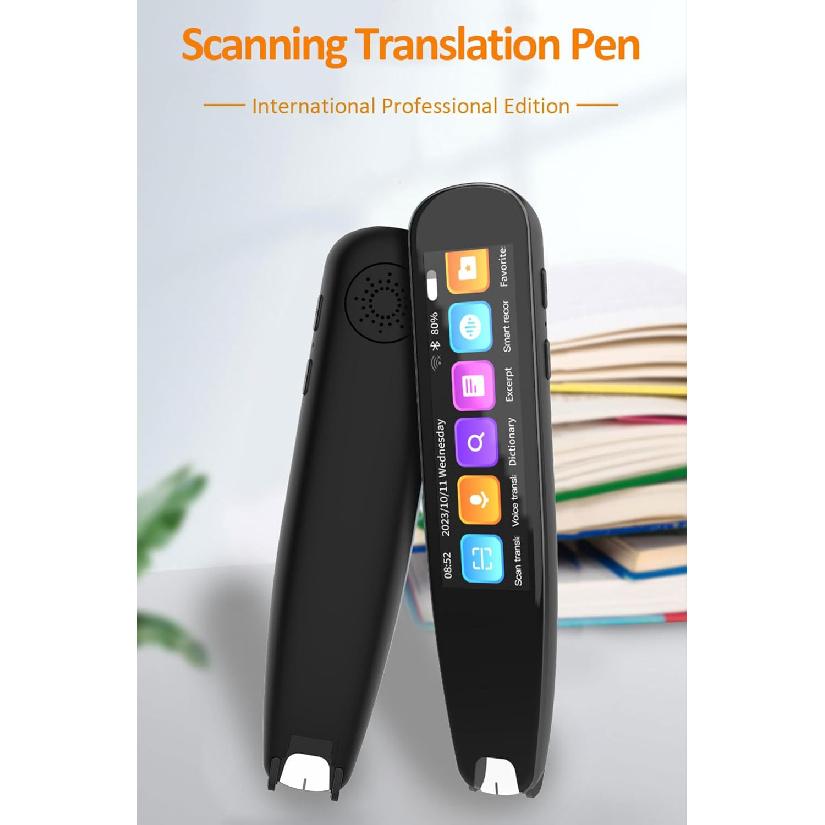 Language Translator Pen, AI Smart Translation Pen with 3 in Screen, 134 Online Voice Translations, Real Time Portable Scan Translation Pen for
