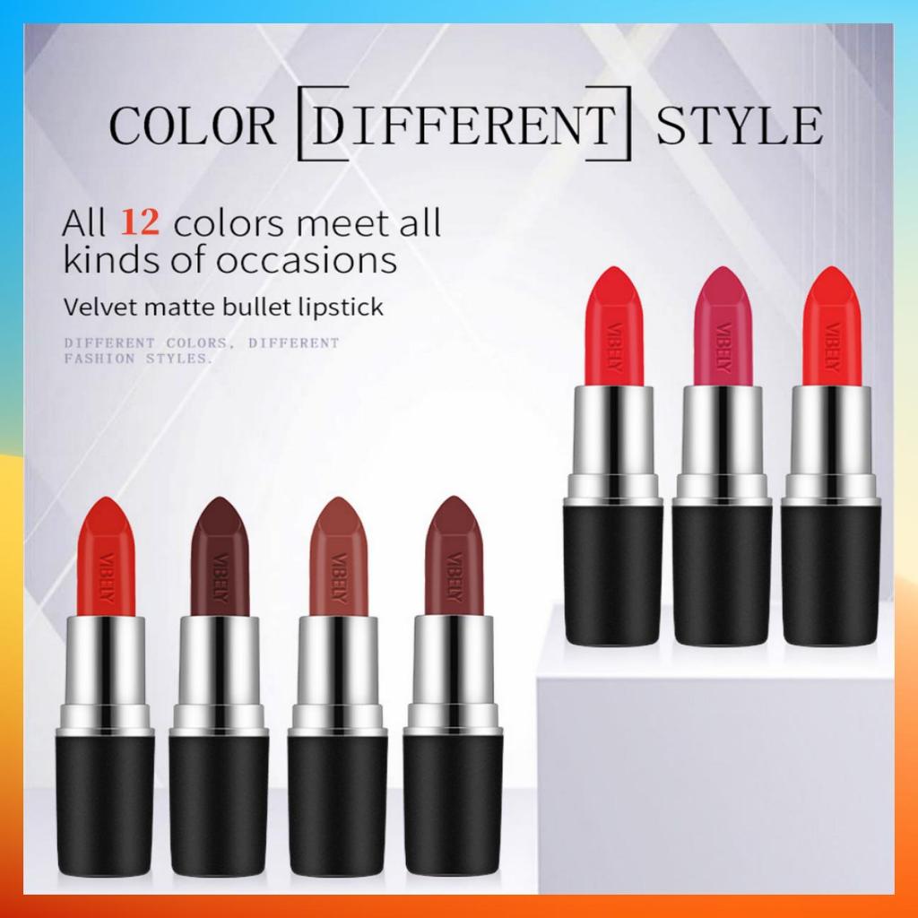 18 Colors Waterproof Matte Lipstick Professional Makeup