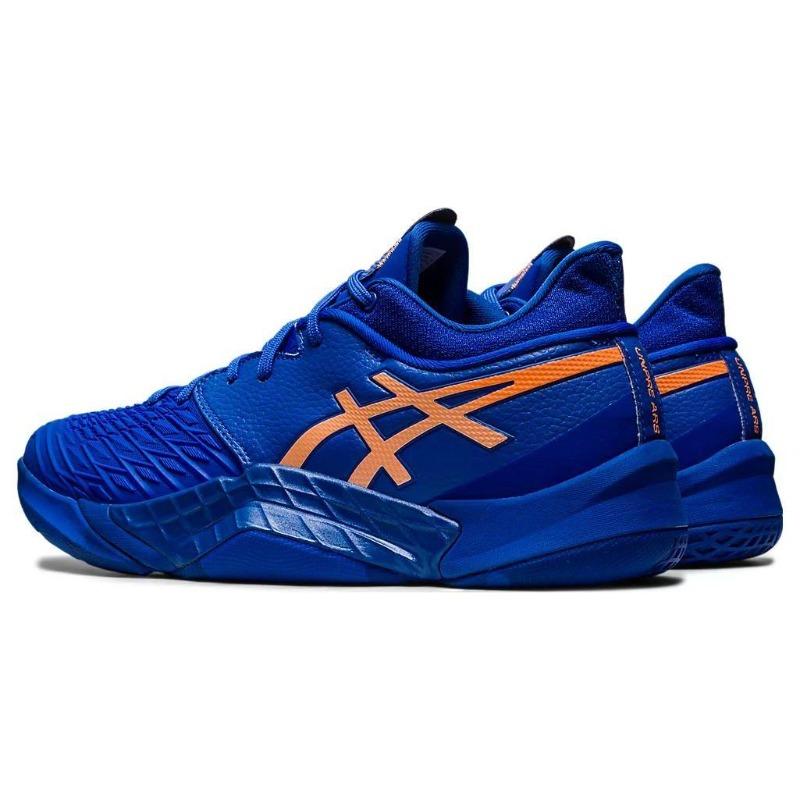 Asics Unpre Ars Men Low Top Basketball Shoes Blue Yellow 1063A056-400