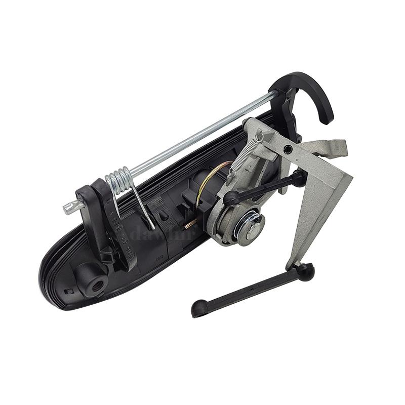 Door Handle with Lock Tail + 2 Keys for 2002-2006 VW Volkswagen Polo 6Q6827565A