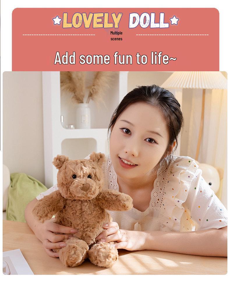 Adorable Barcelona Bear Plush Toy - Huggable Comfort Doll for Kids