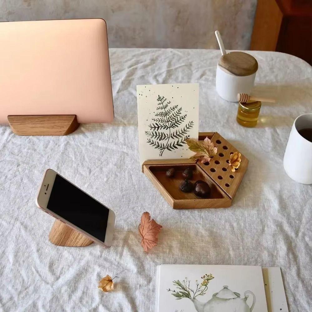 Carve Punch Tool Desk Organizer Tray Holder Adjustable Desktop Stationery Box  Living Room Decor