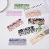 1Pcs Anti-Static Traveling Massage Hair Brush Wide Teeth Acetate Hair Combs Salon Styling Barber Colorful Hairdressing Comb