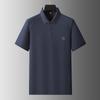 DIBENZE Men's Plus Size Short Sleeve Polo Shirt