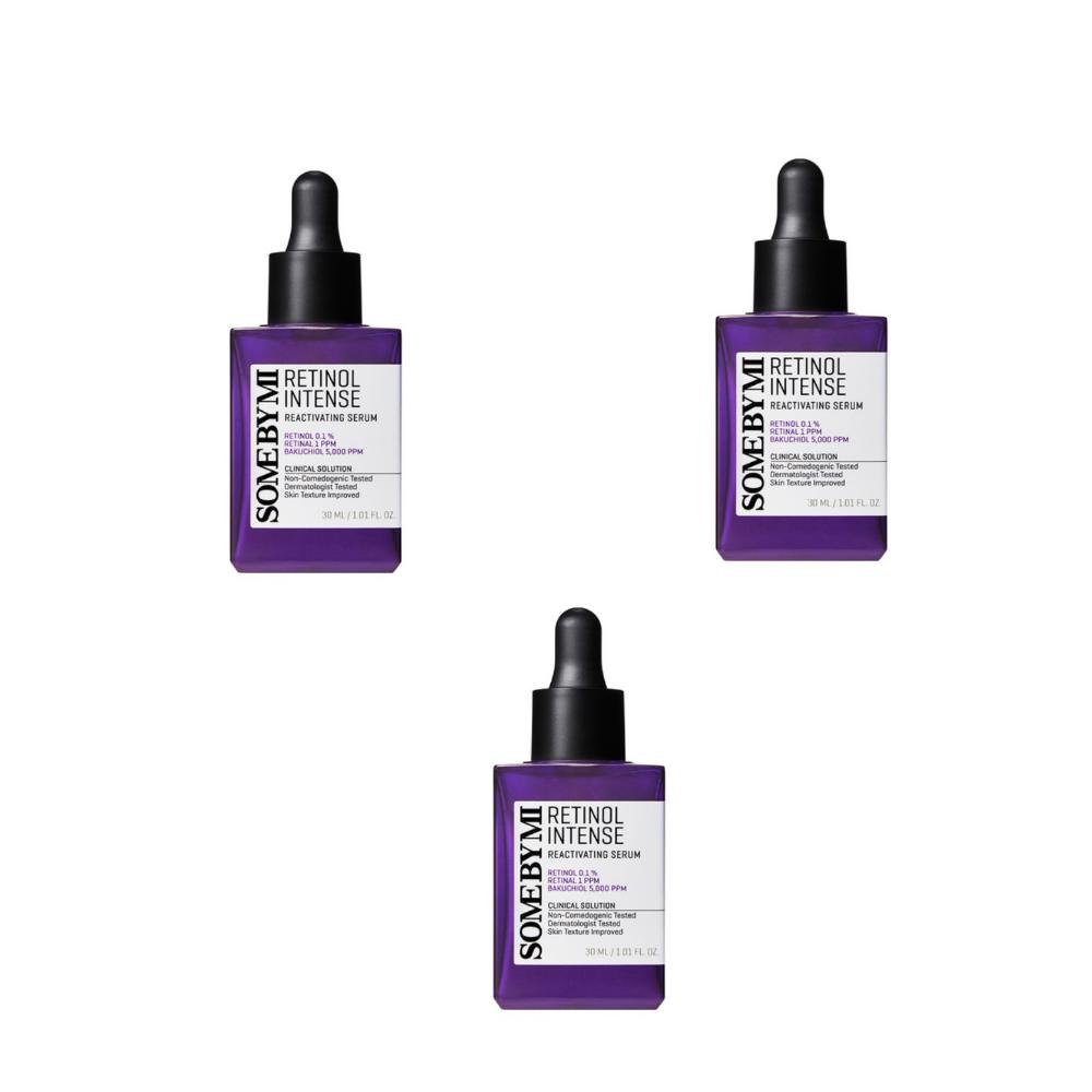 Some By Mi Retinol Intense Reactivating Serum 30ml – Anti-Aging & Skin Renewal, 3pcs