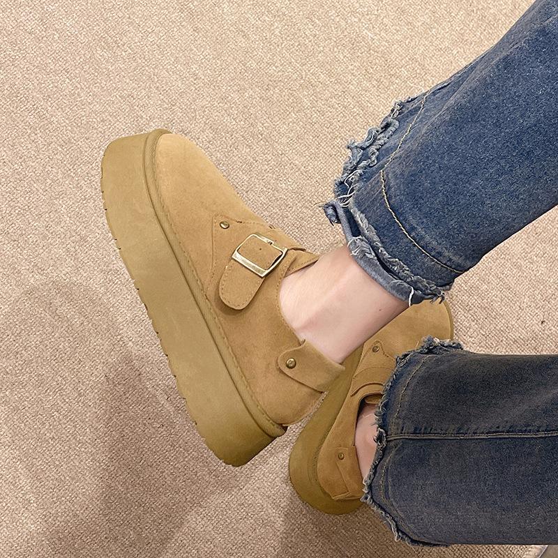 Retro soft-faced soft-soled single shoes 2025 autumn shoes fashionable versatile flat-soled women's shoes one-pedal Doudou shoes 9001