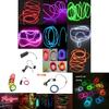 Vibrant Neon Led Light Glow El Wire String Rope For Stunning Party Decorations