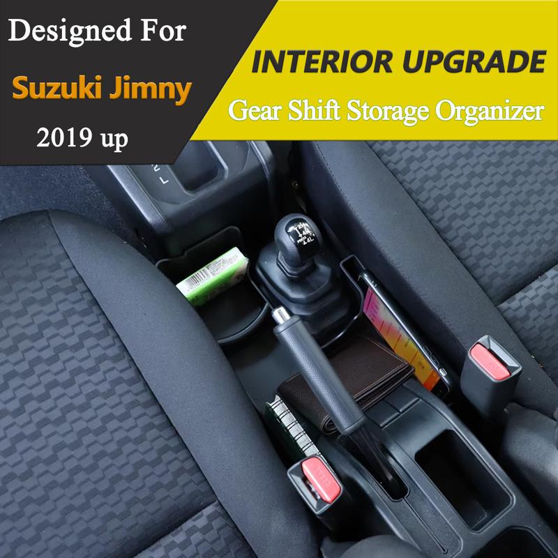 Center Console Cup Holder Gear Shift Storage Box Organizer Tray fit Suzuki Jimny JB64 JB74 4WD 2019-2023 Car Interior Accessory