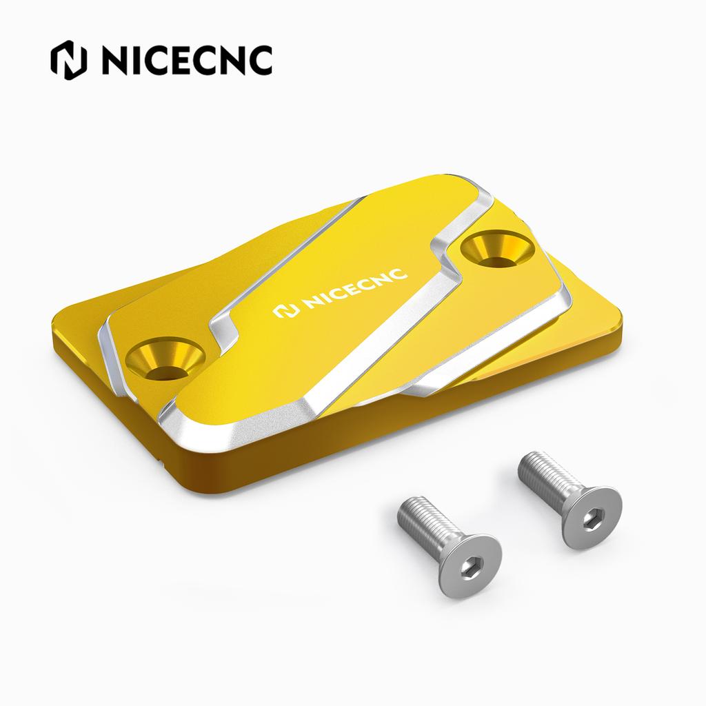 NICECNC Front Brake Oil Fluid Reservoir Cover Cap For Suzuki DRZ400S 2000-2017 DRZ400SM 2005-2017 DR-Z 400 S DR-Z 400 SM