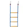 Folding Kayak Boat Rope Ladder, 4-Steps Marine Rope Ladder Extension Assist Boat Ladder Swim Ladder for Inflatable Boat