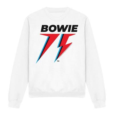 David Bowie Moletom unissex adulto com logotipo 75