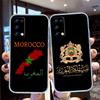IK48 Morocco Flag Passport Transparent Phone Case for Motorola Moto Edge 20 30 40 50 S30 Fusion Ultra Pro Neo Lite + G200 G23