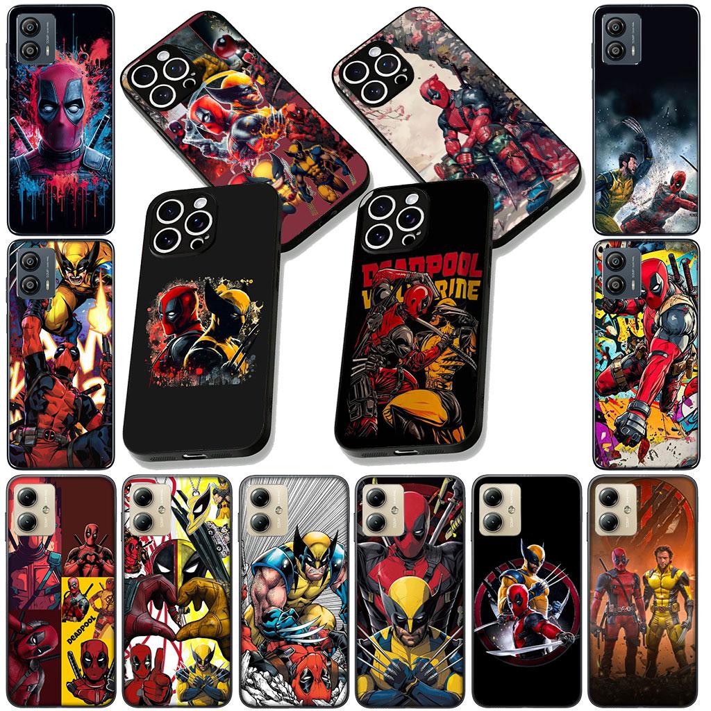 Wolverine Deadpool Marvel Phone Cover for Motorola Moto Edge 70 60 Fusion NEO Pro G Stylus G56 G96 G52 G04 G05 20 Soft Case