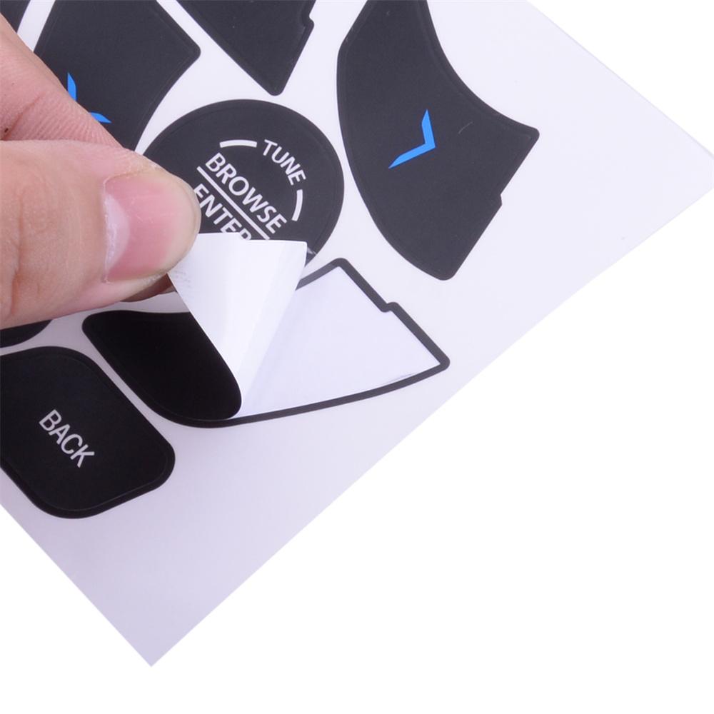 Black A/C Climate Control Button Repair Sticker For Chrysler 200 & 300 2014-2017