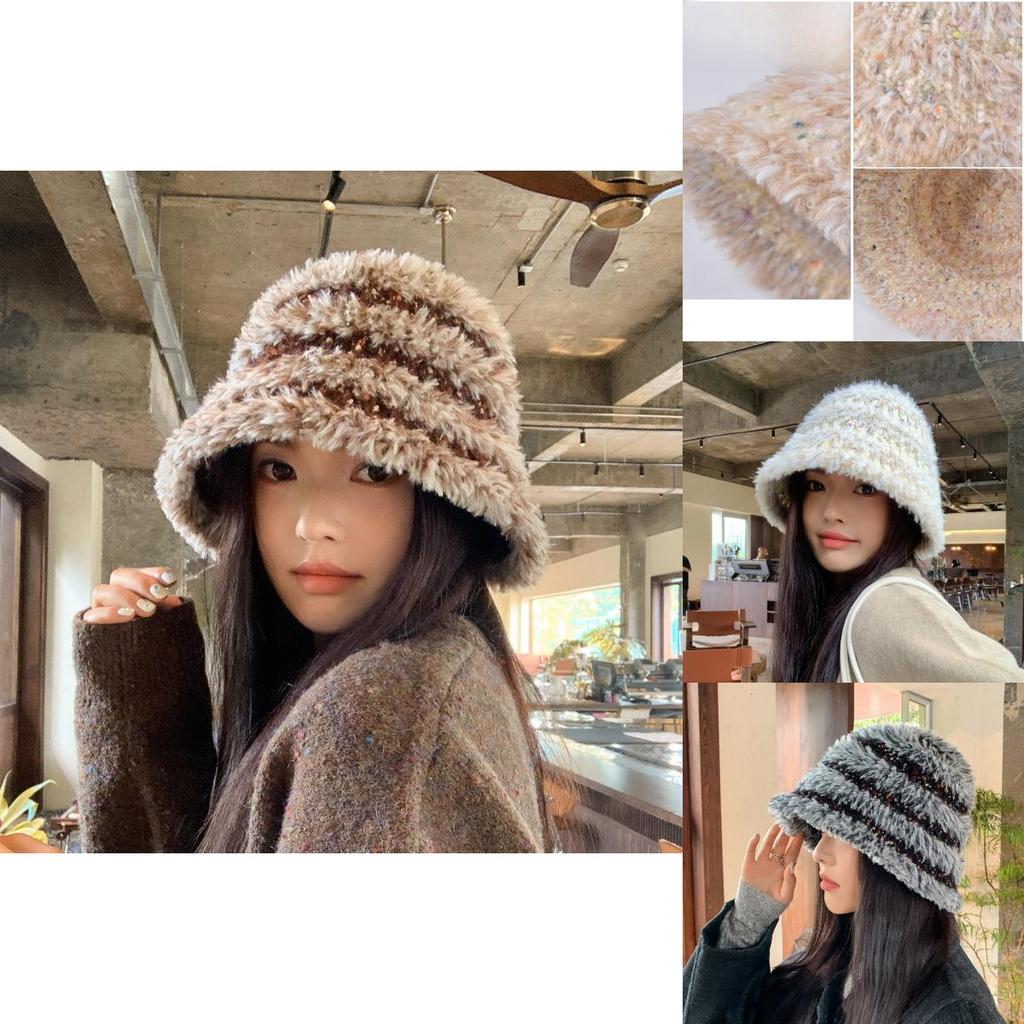 Winter Warm Bucket Hat For Women With Polyester Material Windproof And Cozy Design