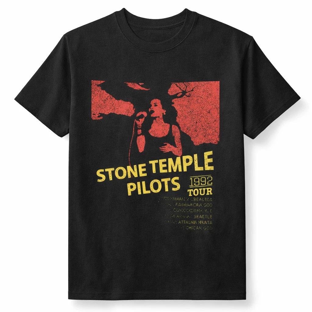 Alternative Rock T-Shirt Black Vintage Tour Style Double Sided Graphic Unisex XXL